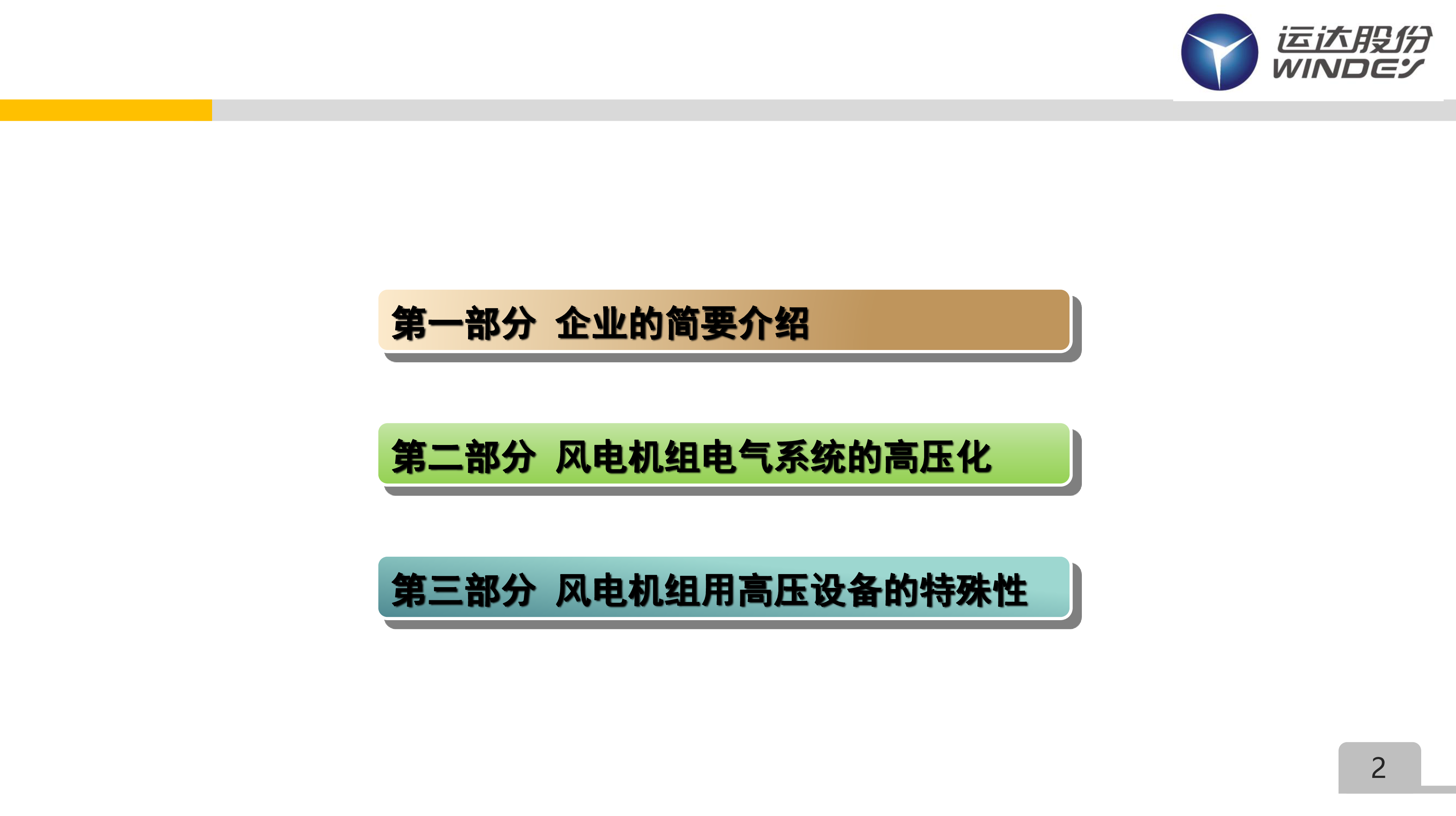 风电机组中的高压设备